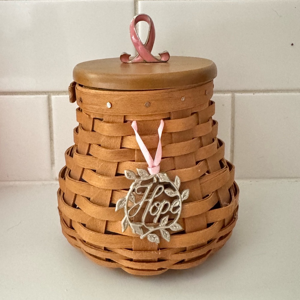Longaberger basket for Breast Cancer Awareness